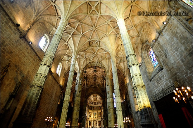 Interior Monasterio de los Jerónimos-Lisboa
