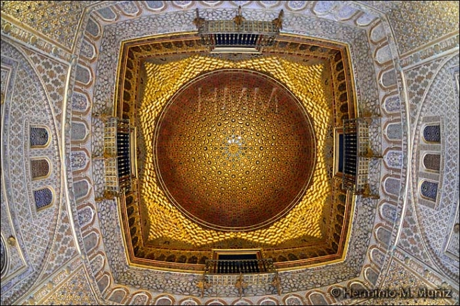 Alcazar de Sevilla-Cúpula del Salón de Embajadores